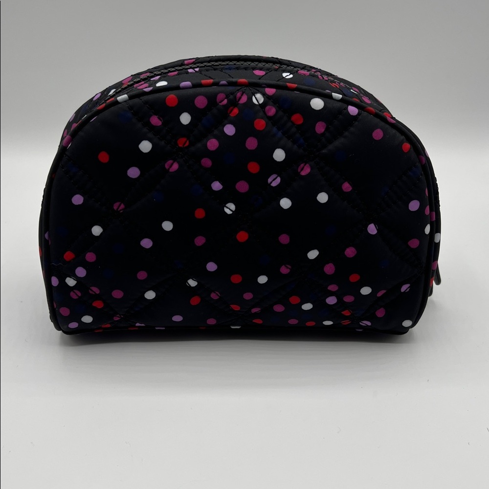 Kate Spade Black Quilted Cosmetic Bag with Polka Dots - Picture 2 of 7